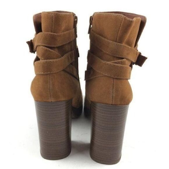 new a new day mid calf boot 11 Faux Suede platform - Picture 4 of 9